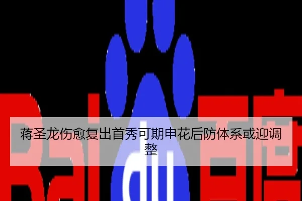 蒋圣龙伤愈复出首秀可期申花后防体系或迎调整
